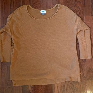 Dark mustard yellow sweater